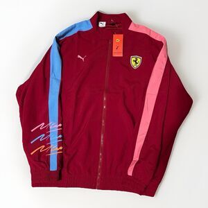 MENS PUMA FERRARI MIAMI T7 Full Zip Long Sleeve Jacket Size Large